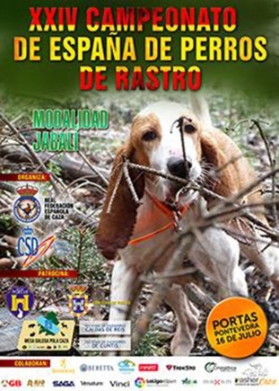 El Campeonato de España de Perros de Rastro se disputará en Portas